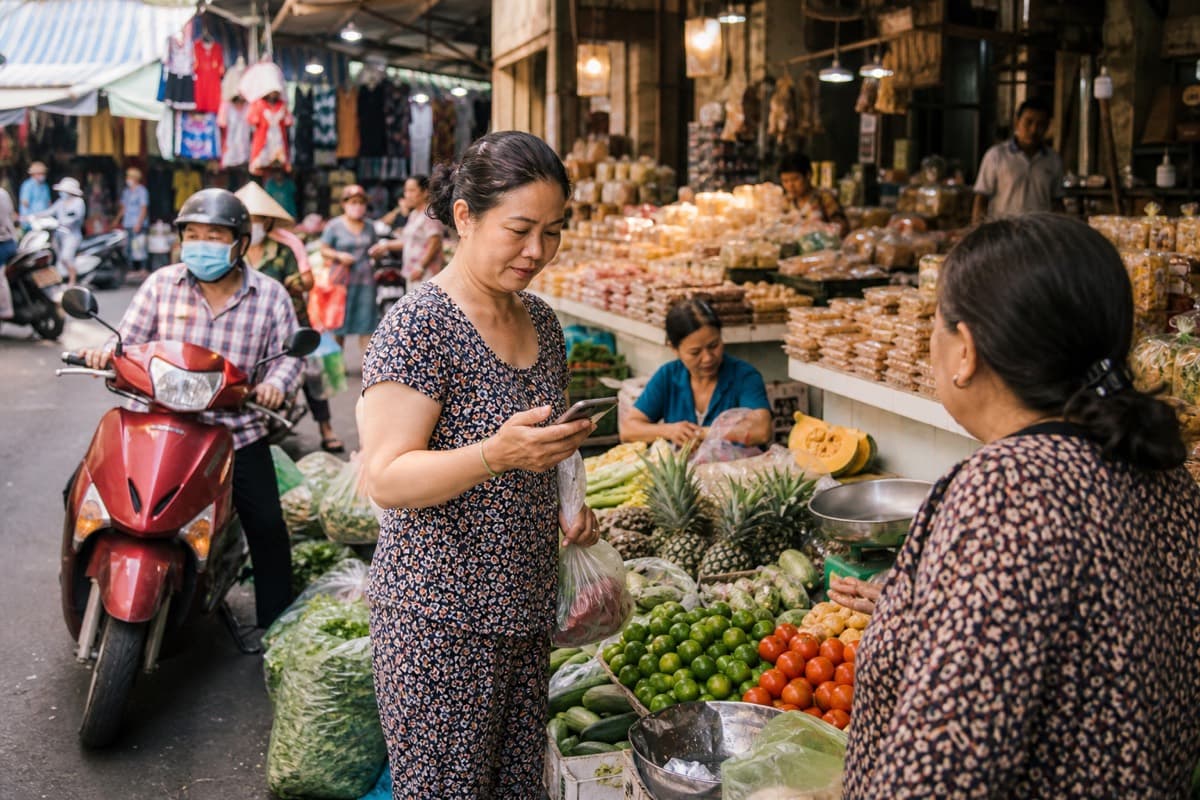 Nudge financial inclusion in a Ho Chi Minh City market